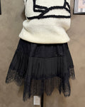 Tiered Lace Skirt