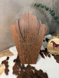 15” Heart Gemstone Bead Necklace