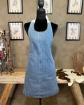 Halter Denim Dress