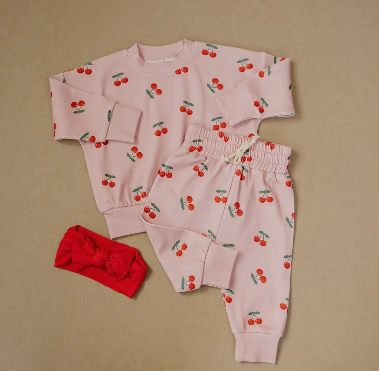 Cherry Jogger Set