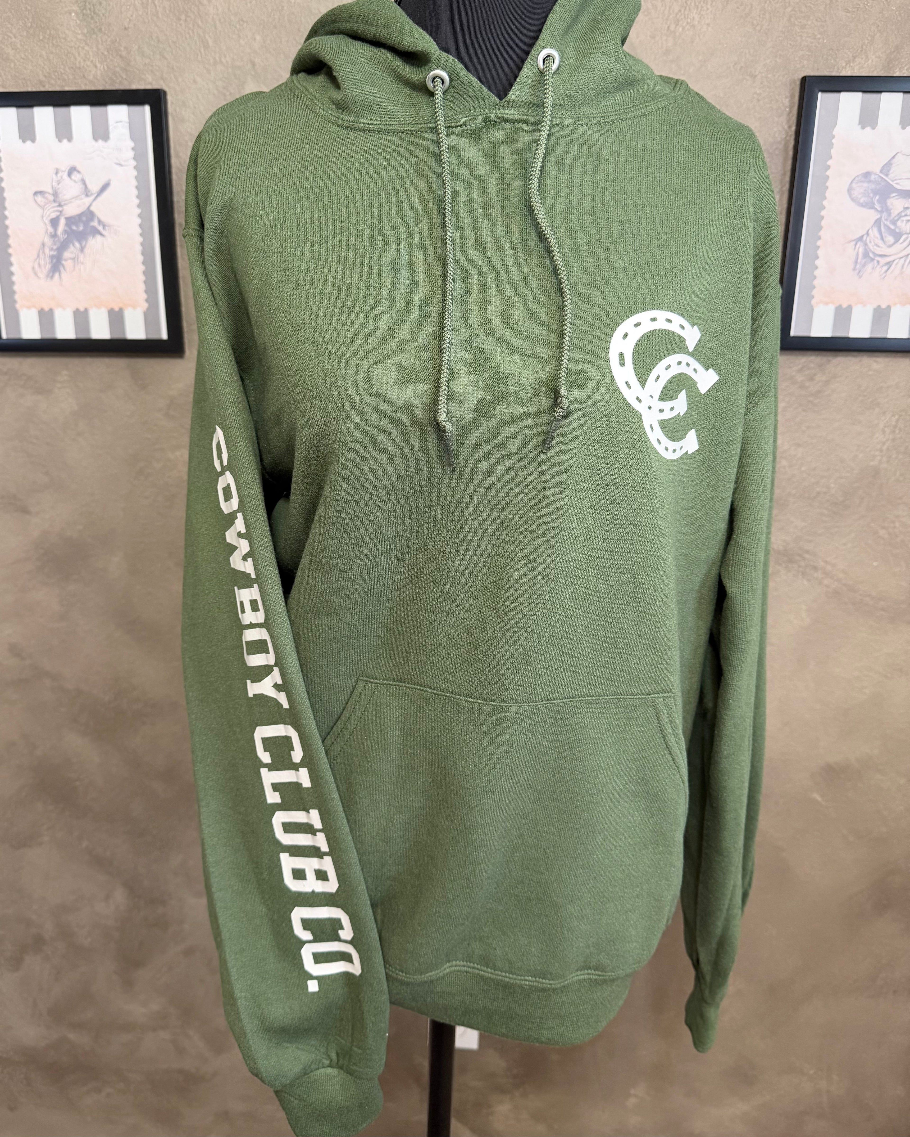 Green CC Hoodie
