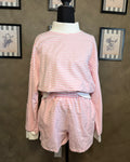 Pink Striped Set