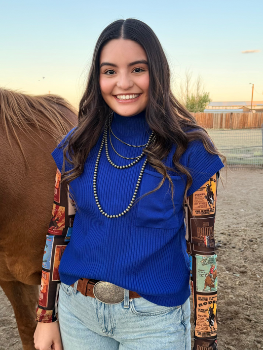 Blue Sweater Vest